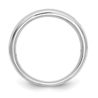 14K White Gold 11-Stone 3/4 carat Round Diamond Complete Channel Band