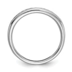 14K White Gold 11-Stone 1/6 carat Round Diamond Complete Channel Band