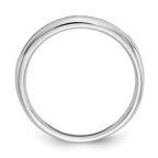 14K White Gold 11-Stone 1/5 carat Round Diamond Complete Channel Band