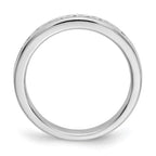 Platinum 11-Stone Diamond Channel Band VS quality