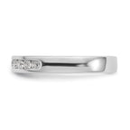Platinum 11-Stone Diamond Channel Band VS quality