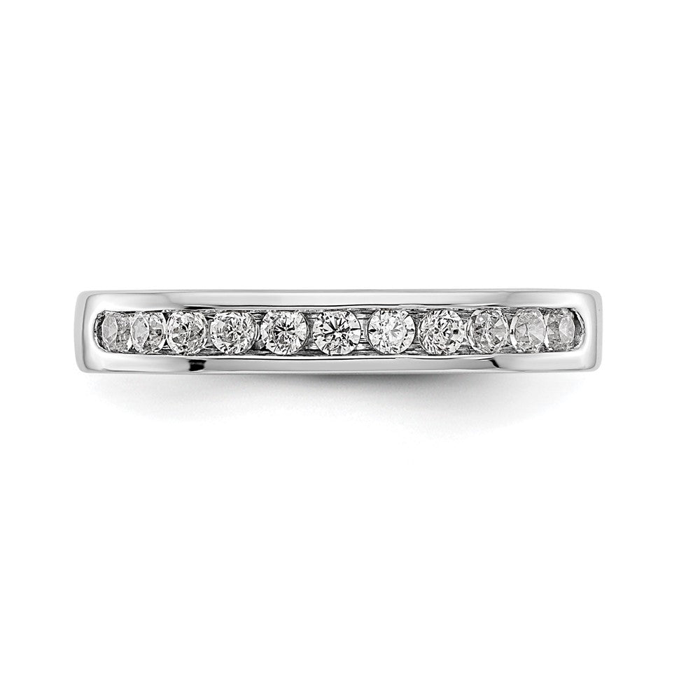 Platinum 11-Stone Diamond Channel Band VS quality