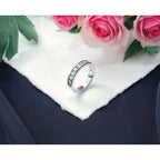 14K White Gold 11-Stone 1 carat Round Diamond Complete Channel Band