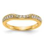 14K Yellow Gold Diamond Band