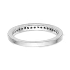14K White Gold Diamond Band