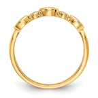 14K Yellow Gold Diamond Band