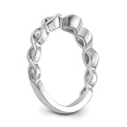 14K White Gold Diamond Band