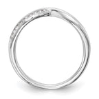 10K White Gold Diamond Band