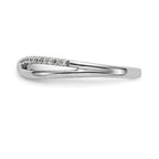 10K White Gold Diamond Band