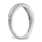 10K White Gold Diamond Band