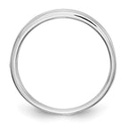 14K White Gold 1/4 carat Blue and White Diamond Complete Channel Band