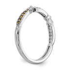 14k White Gold Yellow Diamond Band