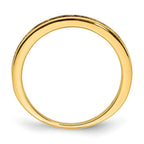 14k Yellow Gold Ruby Complete Channel Band