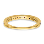 14k Yellow Gold Ruby Complete Channel Band