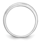 14k White Gold Pink Sapphire Complete Channel Band