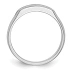 True Origin 14K White Gold Men's 1/3 carat Lab Grown Diamond VS+ F+ Complete Channel Five Stone Band