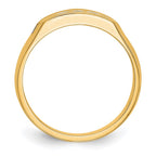 True Origin 14K Yellow Gold Men's 1/3 carat Lab Grown Diamond VS+ F+ Complete Channel Five Stone Band