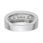 IBGoodman 14k White Gold 1/3 carat Lab Grown Diamond VS/SI+ G+ Complete Men's Band