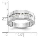 IBGoodman 14k White Gold 1/3 carat Lab Grown Diamond VS/SI+ G+ Complete Men's Band
