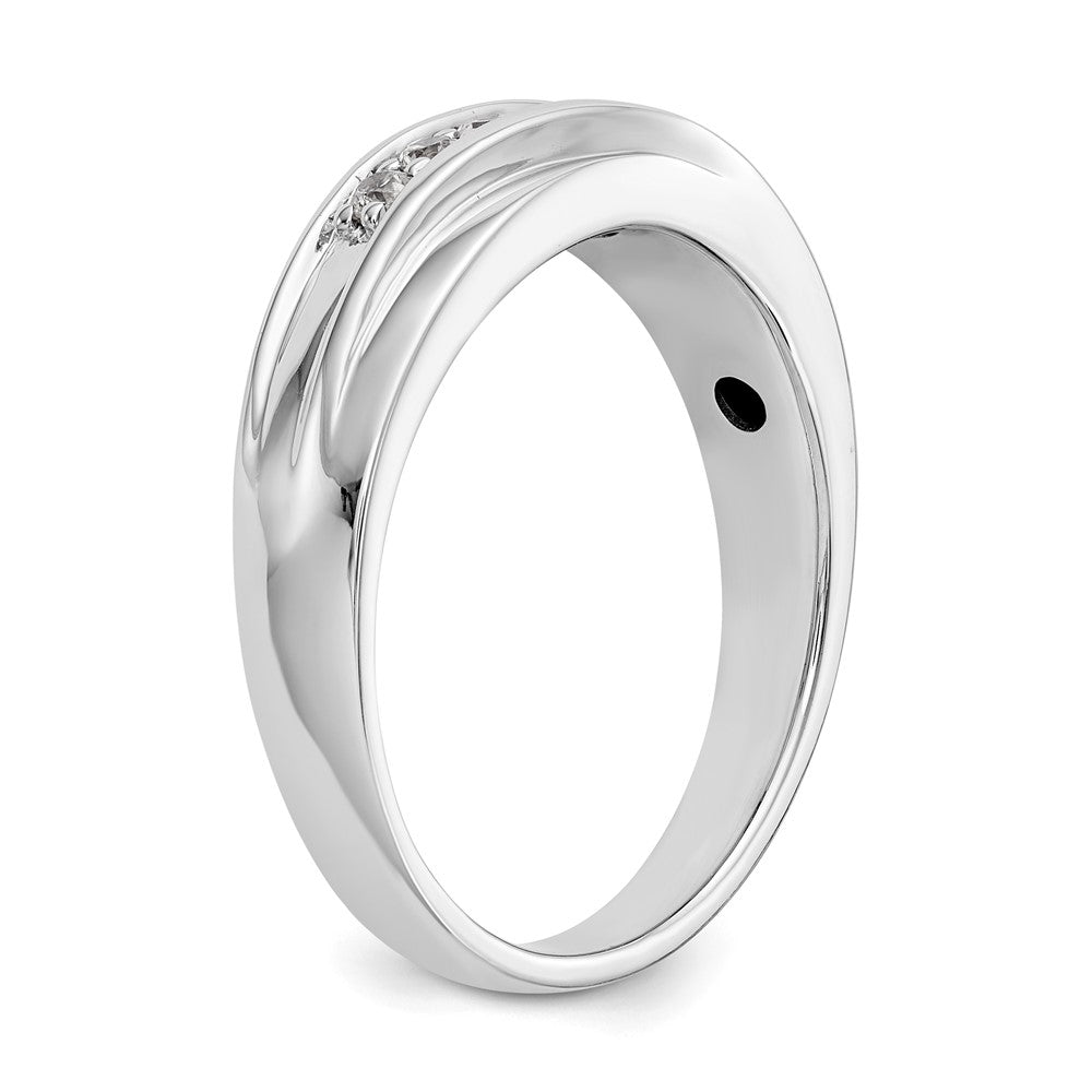 14K White Gold 7-Stone 1/4 carat Diamond Complete Men's Band