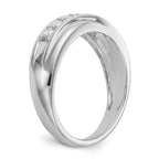 14K White Gold 7-Stone 1/2 carat Diamond Complete Men's Band