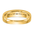 14K Yellow Gold 1/4 carat Diamond Complete Men's Channel Band