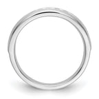 14K White Gold 5-Stone 1/4 carat Diamond Complete Men's Channel Band