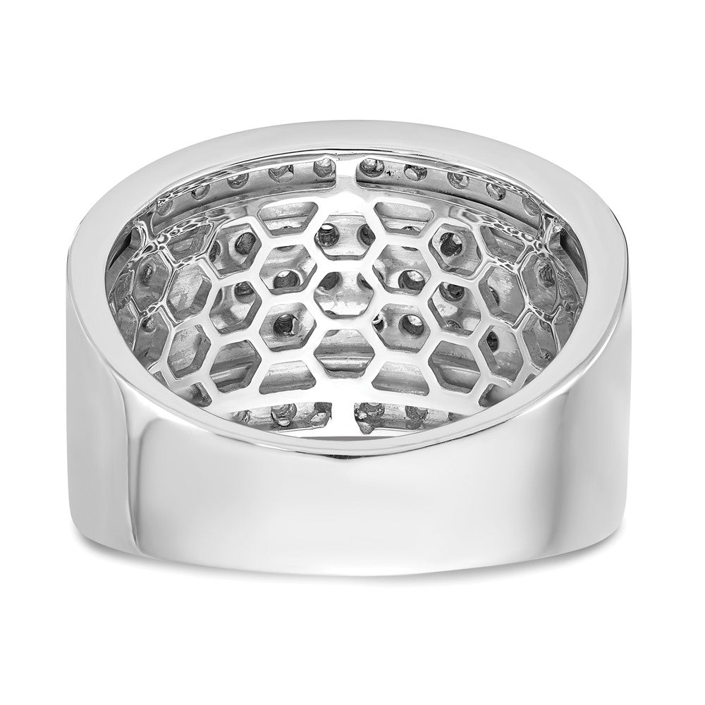 IBGoodman 14k White Gold 2 carat Lab Grown Diamond VS/SI+ G+ Men's Ring