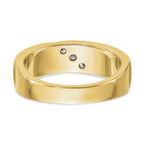 True Origin 14K Yellow Gold Men's 1/5 carat Lab Grown Diamond VS+ F+ Complete Band