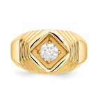 14K 1/2 carat Diamond Complete Men's Ring