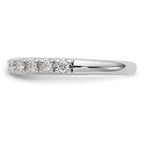 14k White Gold 1/3 carat Diamond Complete Wedding Band