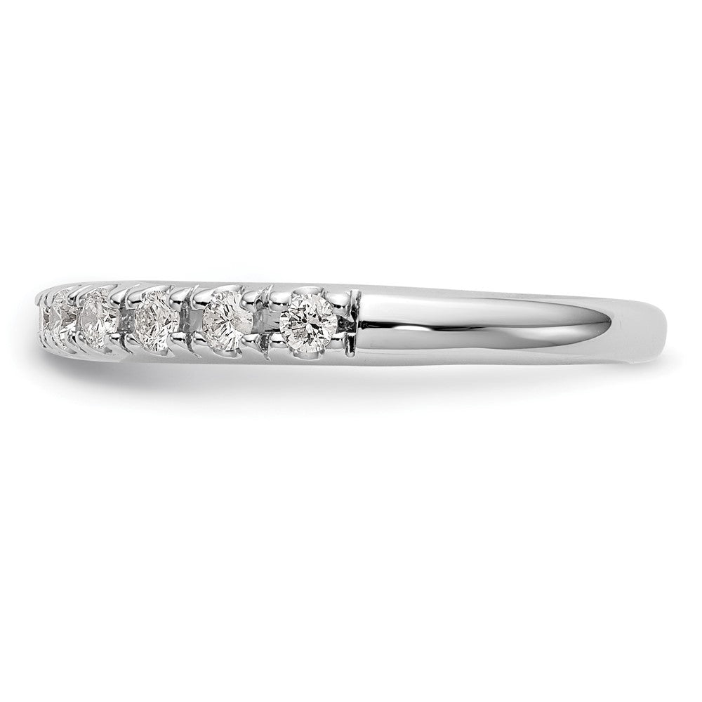 14k White Gold 1/3 carat Diamond Complete Wedding Band