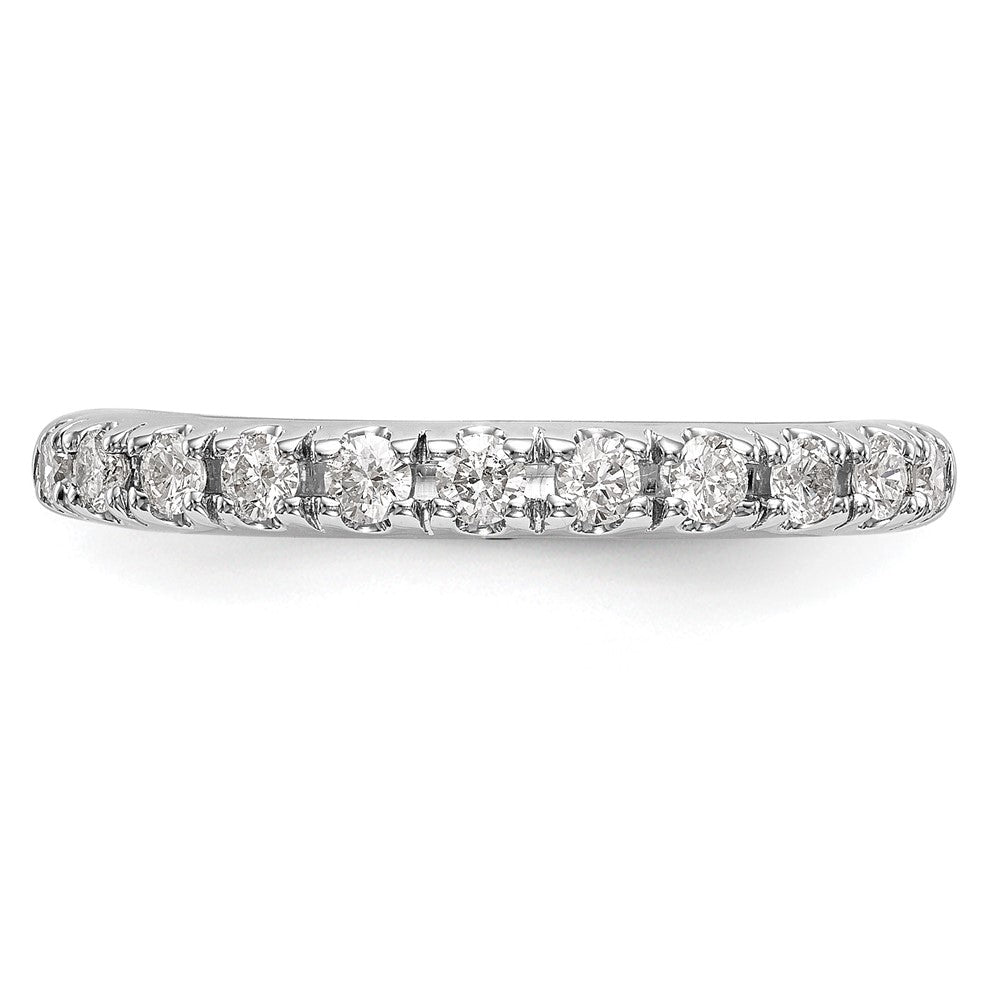 14k White Gold 1/3 carat Diamond Complete Wedding Band