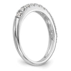 14k White Gold 1/3 carat Diamond Complete Wedding Band