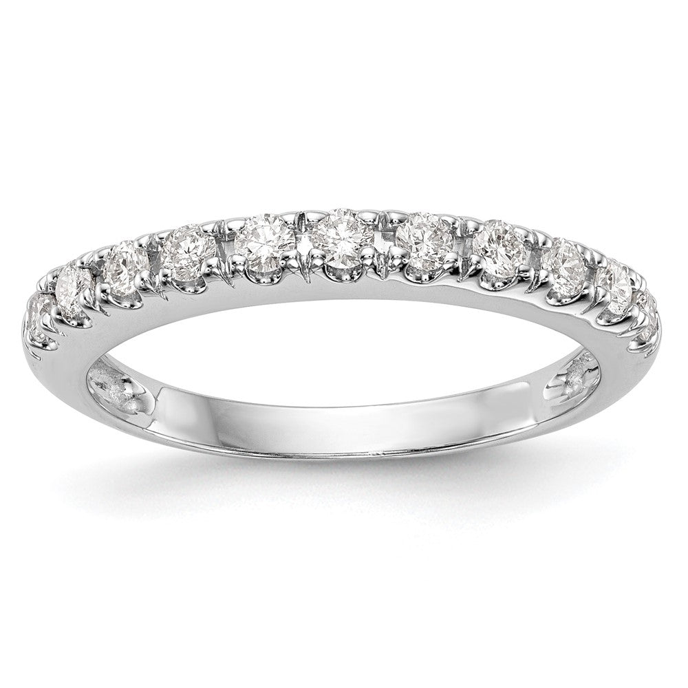 14k White Gold 1/3 carat Diamond Complete Wedding Band