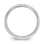 True Origin 14K White Gold Men's 1/2 carat Lab Grown Diamond VS+ F+ Complete Miligrain Band