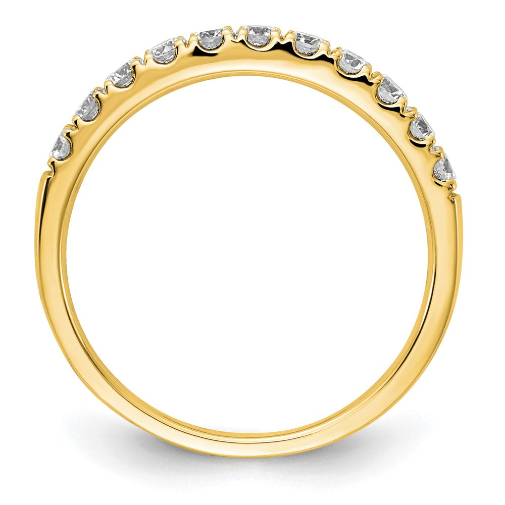 14ky TRUE ORIGIN Lab Grown Diamond VS+ F+ 1/2ct Wedding Band