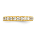 14k 1/2 carat Lab Grown Diamond VS/SI+ G+ Complete Wedding Band