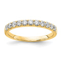 14ky TRUE ORIGIN Lab Grown Diamond VS+ F+ 1/2ct Wedding Band