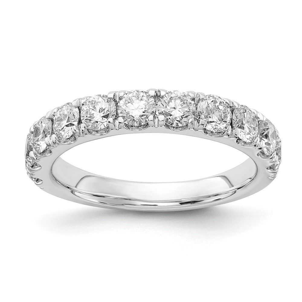 14k White Gold 2 carat Lab Grown Diamond VS/SI+ G+ Complete Wedding Band