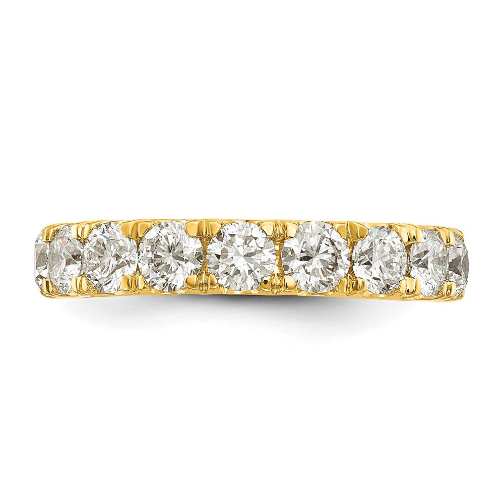 14ky TRUE ORIGIN Lab Grown Diamond VS+ F+ 1.5 ct Wedding Band