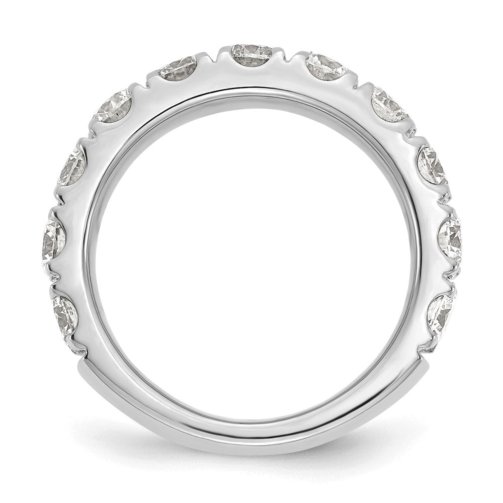 14k White Gold 2 carat Lab Grown Diamond VS/SI+ G+ Complete Wedding Band