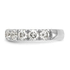 14kw Lab Grown Diamond VS+ F+ 2 ct Wedding Band