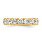 14k 2 carat Lab Grown Diamond VS/SI+ G+ Complete Wedding Band