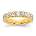 14k 2 carat Lab Grown Diamond VS/SI+ G+ Complete Wedding Band