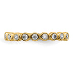 14k 1/5 carat Lab Grown Diamond VS/SI+ G+ Complete Fashion Band