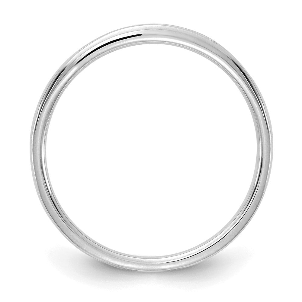 14k White Gold 1/10 carat Lab Grown Diamond VS+ F+ Complete Channel Set Band