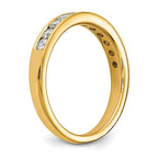 14k 1/5 carat Lab Grown Diamond VS+ F+ Complete Channel Set Band