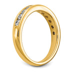 14k 3/4 carat Lab Grown Diamond VS/SI+ G+ Complete Channel Set Band