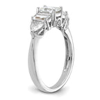 14kw 1 5/8ct. D E F Pure Light Moissanite Engagement Ring